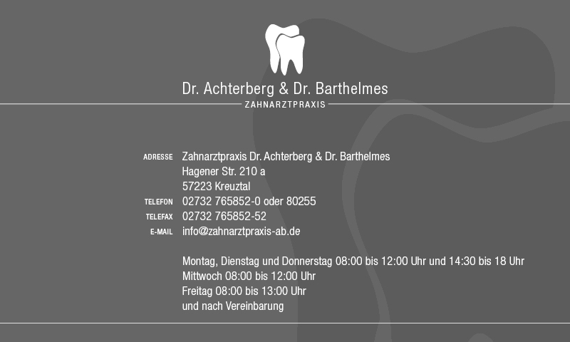 Zahnarztpraxis Dr. Achterberg & Dr. Barthelmes
